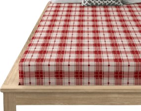 Mikroszálas lepedő TARTAN HEART színes 90x200 cm