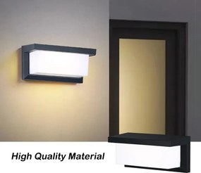 Brilagi - LED dimmelhető kültéri fali lámpa BRICKY 1xE27/6W/230V 2700-6500K IP54 fekete