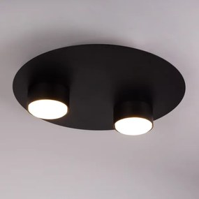 Mennyezeti lámpa STAR 2xGX53/12W/230V fekete