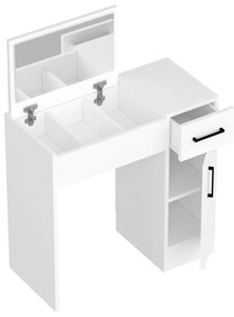 Fésülködőasztal Nukela 3 (fehér) . 1094106