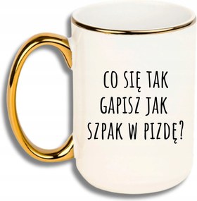 Bögre Nagy Fehér Arany Rant Vicces Ajándék Mit Bámulsz