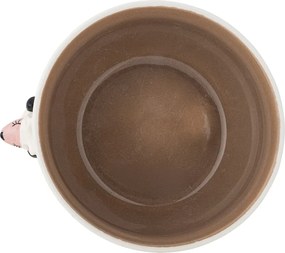 Fehér-barna kőedény gyerek tálka ø 14 cm Dolly – Bloomingville Mini