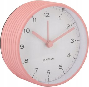 Álló óra, hangos ébresztőóra gyerekeknek rózsaszín, elemes Circus Rings XX