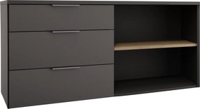 Komód, antracit/cremona tölgy, ADAPO ADP05