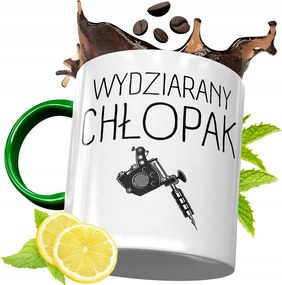 Zöld Bögre Fiúnak Születésnapra Ajándék fényképes nyomattal