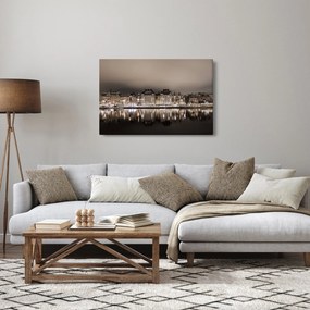 Egy város képe a félhomályban (90x60 cm)