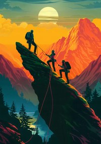 Poszter 70x100cm A csúcson