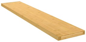 bambusz fali polc 100x20x4 cm