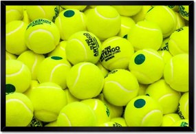 Poszterek keretben 60x40 Teniszlabdák Tenisz