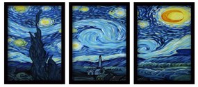 Fali Dekoráció Decorative Framed Painting (3 darab) 364LUL1353
