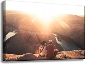 Vászonkép Grand Canyon Pár Nap Folyó 60x40