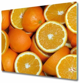 Üveg vágódeszka fele narancssárga 60x52 cm