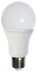 LED lámpa , égő , körte ,  E27 foglalat , 12 Watt , hideg fehér , Optonica , akciós