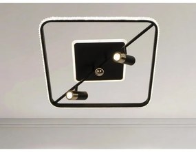 LED Dimmelhető mennyezeti lámpa LED/70W/230V 3000-6500K fekete + távirányítás