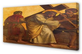Canvas képek Jézus kereszt emberek 100x50 cm