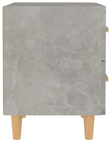 2 db betonszürke éjjeliszekrény 40 x 35 x 47,5 cm