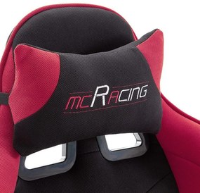 McRacing 1 forgószék piros fekete