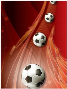 Fotótapéta 3D foci labda fotótapéta 206 x