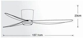 Lucci air 21610749 - LED Dimmelhető ventilátor ARRAY 1xGX53/12W/230V fekete + távirányító