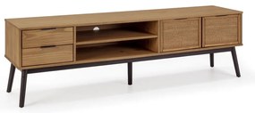 Borovi fenyő TV-állvány 180x52 cm Natasha – Marckeric
