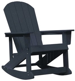 Kerti lounge szett 3 pcs Tengerészkék HDPE