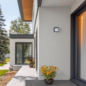 Brilagi-LED kültéri fali lámpa szenzorral TERNI LED/12W/230V antracit IP44