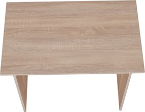 Számítógépasztal, sonoma tölgyfa, VERNER NEW