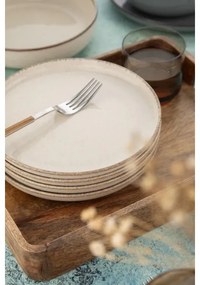 16 darabos étkészlet szürke/bézs/porcelán