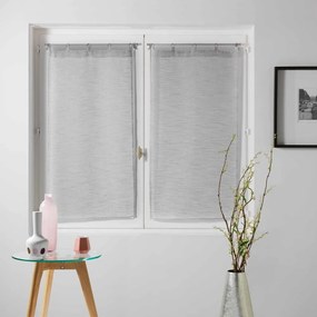 Világosszürke átlátszó függöny szett 2 db-os 60x90 cm Milza – douceur d'intérieur