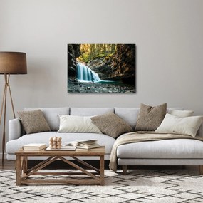 Erdei vízesés képe (70x50 cm)