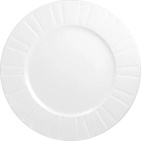 Lapostányér 27 cm oktáv fehér 0001