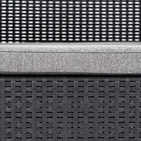 Claire VIII 9 személyes sarokgarnitúra párnatartós asztallal