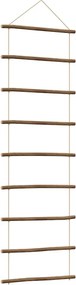 vidaXL Fali dekorációs létra formájú 50x150 cm Természetes ág