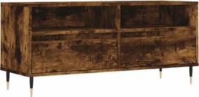 vidaXL füstös tölgy színű szerelt fa TV-szekrény 100x34,5x44,5 cm