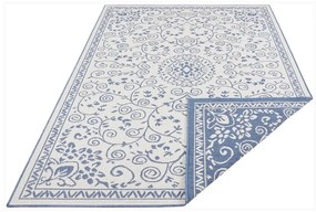 Leyte kék-krémszínű kültéri szőnyeg, 80 x 150 cm - NORTHRUGS