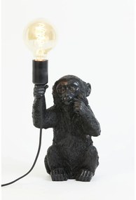 Fekete asztali lámpa (magasság 34 cm) Monkey – Light &amp; Living