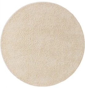 Kerek gyapjú szőnyeg Berber krém ¸ 200 cm kerek