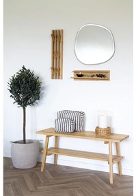 Ember fali polc, bambusz, natúr 45x10x12 cm