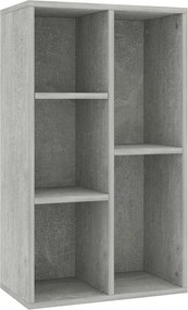 vidaXL betonszürke szerelt fa könyv-/tálalószekrény 50 x 25 x 80 cm