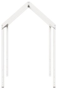 fehér tömör fenyőfa gyerekágytető 207 x 80,5 x 151,5 cm