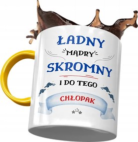 SĂĄrga Bögre FiĂșnak SzĂ©p Okos SzerĂ©ny Nyomtatott FotĂłval