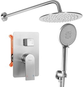 rejtett Zuhanyszett Rea Verso BRUSH NICKEL INOX BOX