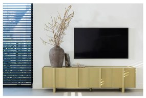 Khaki borovi fenyő TV-állvány 200x53x46 cm Basu – WOOOD