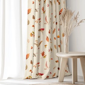 Goldea dekoratív drapéria - őszi természet 140x150 cm