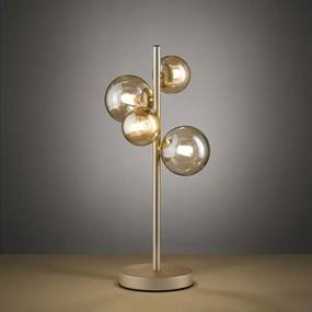 Wofi 8014.04.14.9000 - LED asztali lámpa 4xG9/3W/230V arany