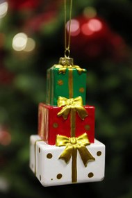 Klasszik karácsonyfadísz ajándék 10cm