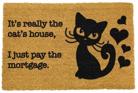 Kókuszrost lábtörlő 40x60 cm It's Really the Cats House – Artsy Doormats