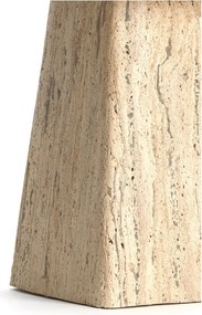 Tárolóasztal kő asztallappal 45x45 cm Kepami – Light &amp; Living