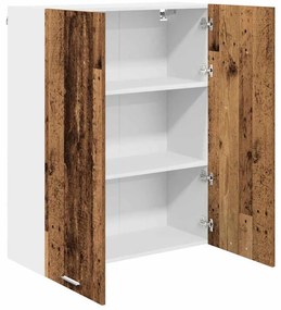 Függő szekrény polcokkal Riga Öreg fa 80 x 31 x 100 cm Faanyag