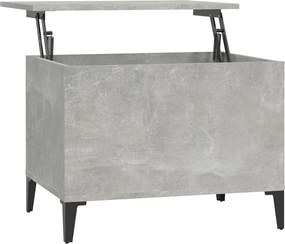 vidaXL betonszürke szerelt fa dohányzóasztal 60 x 44,5 x 45 cm